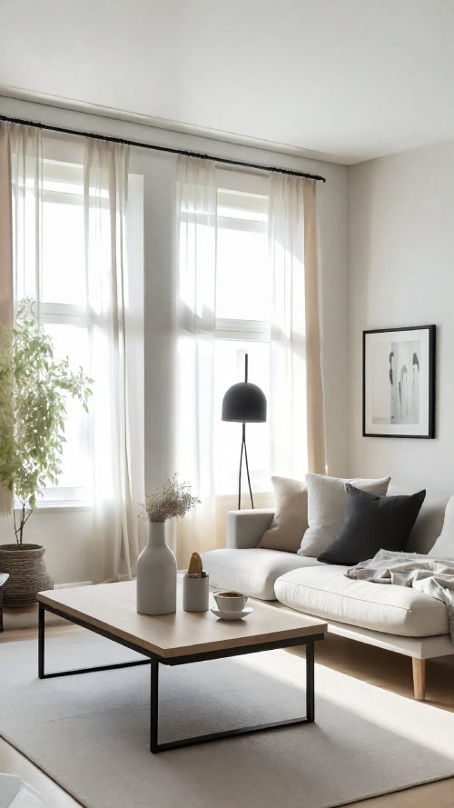 sheer curtains
